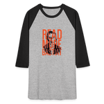 Read More Bastiat | Baseball Tee - heather gray/black