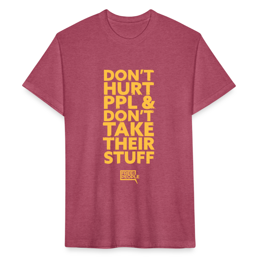 Don't Hurt People | Limited Edition | Men's Tee - heather burgundy