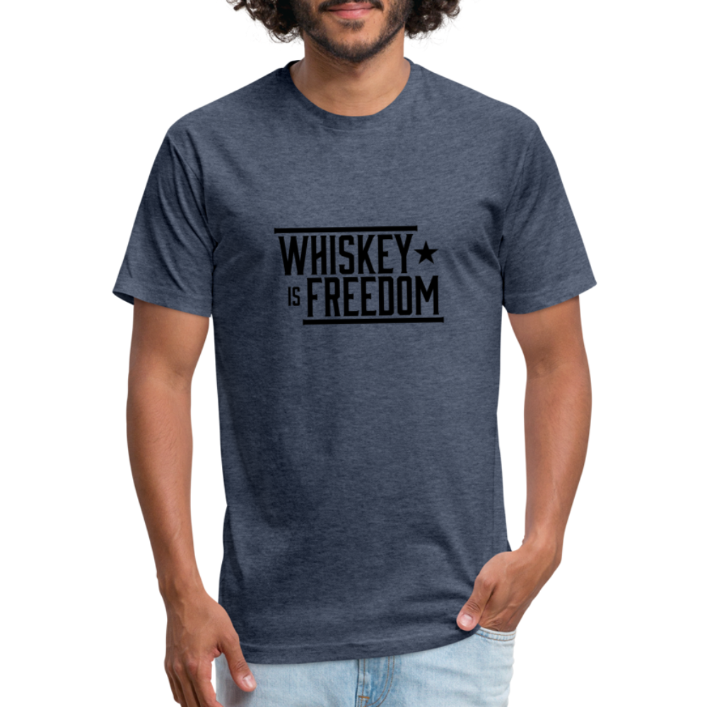 Whiskey is Freedom | Men's Tee - heather navy