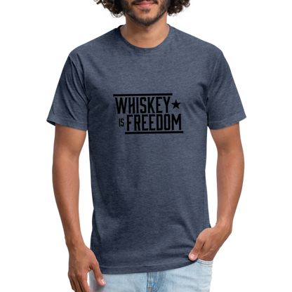 Whiskey is Freedom | Men's Tee - heather navy