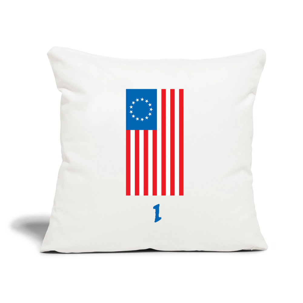 Spirit of '76 | Throw Pillow Cover - natural white