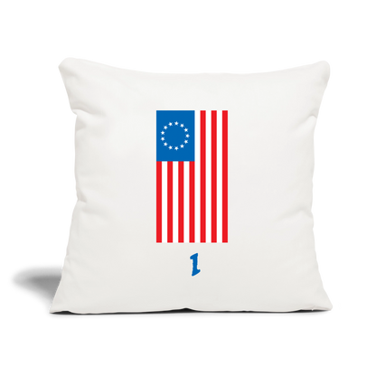 Spirit of '76 | Throw Pillow Cover - natural white
