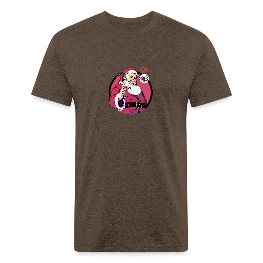 2023 Santa | Men's Tee - heather espresso