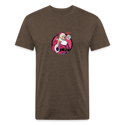 2023 Santa | Men's Tee - heather espresso