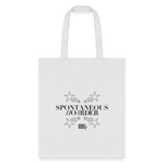 Spontaneous Hoarder | Tote Bag - white