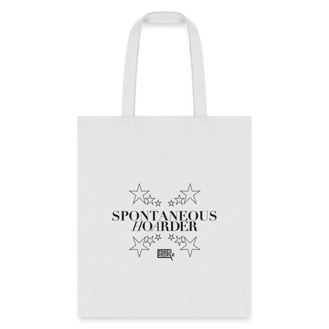 Spontaneous Hoarder | Tote Bag - white