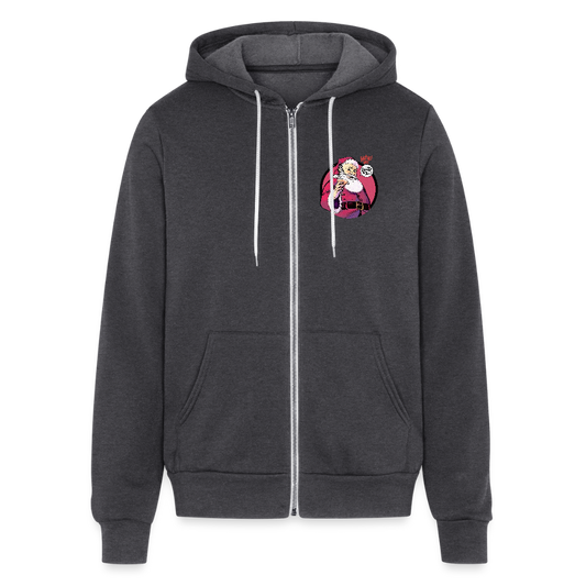 2023 Santa | Zip Hoodie - charcoal grey