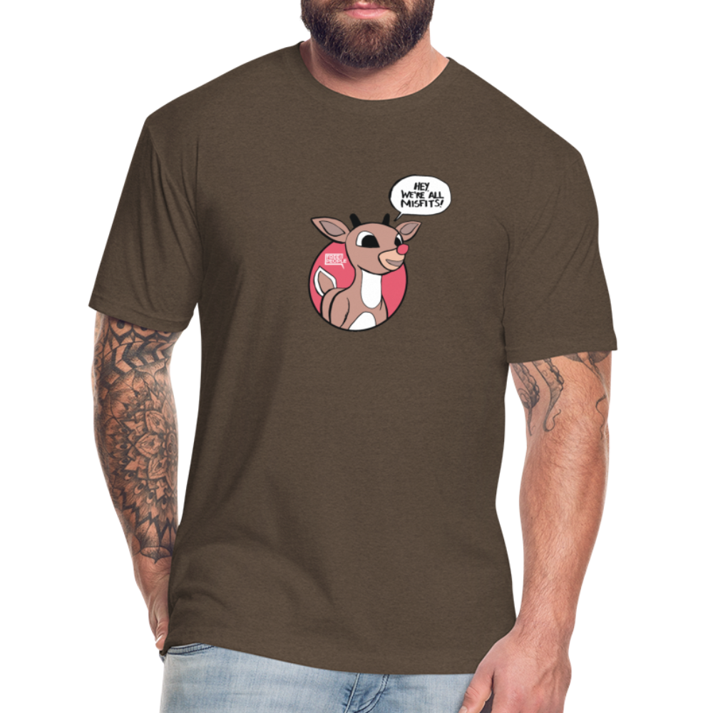 Rudolph Misfits | Men's Tee - heather espresso