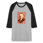 Read More Mises | Baseball Tee - heather gray/black