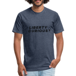 Liberty Curious? | Men's Tee - heather navy