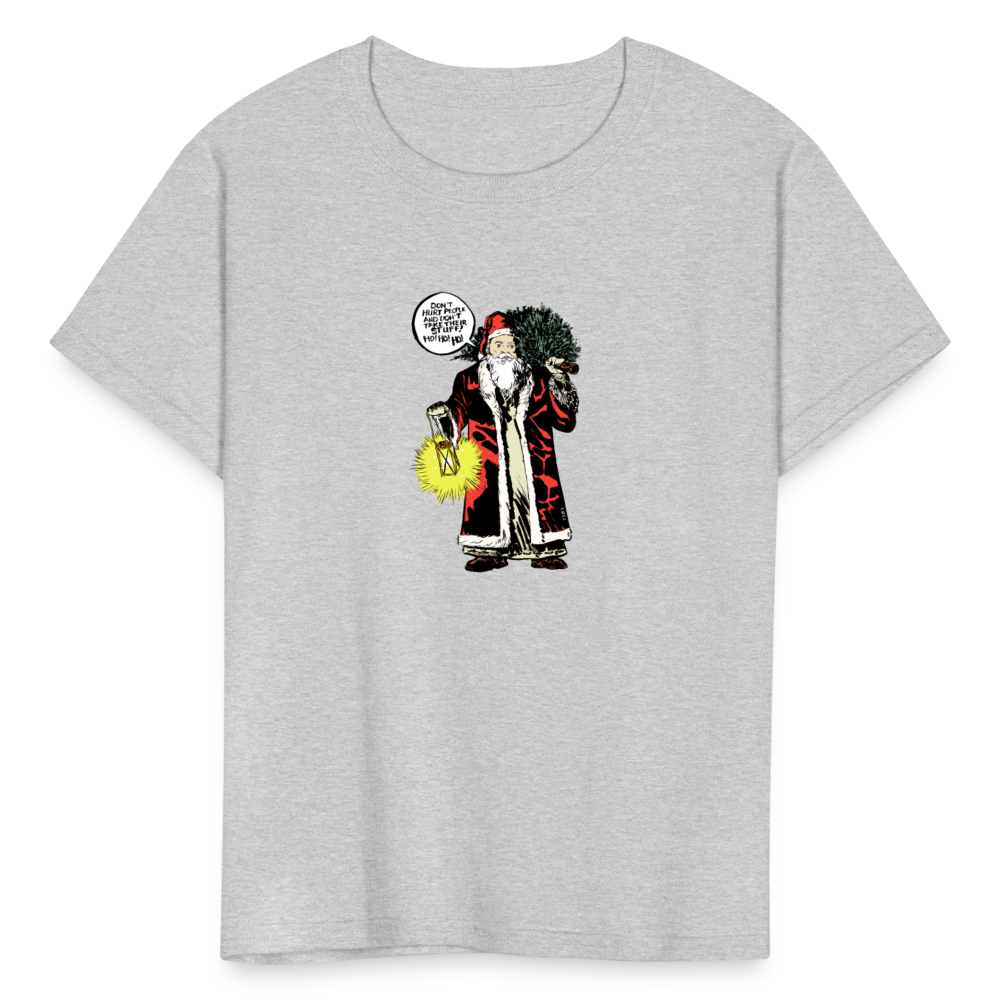 2021 Santa | Youth Tee - heather gray