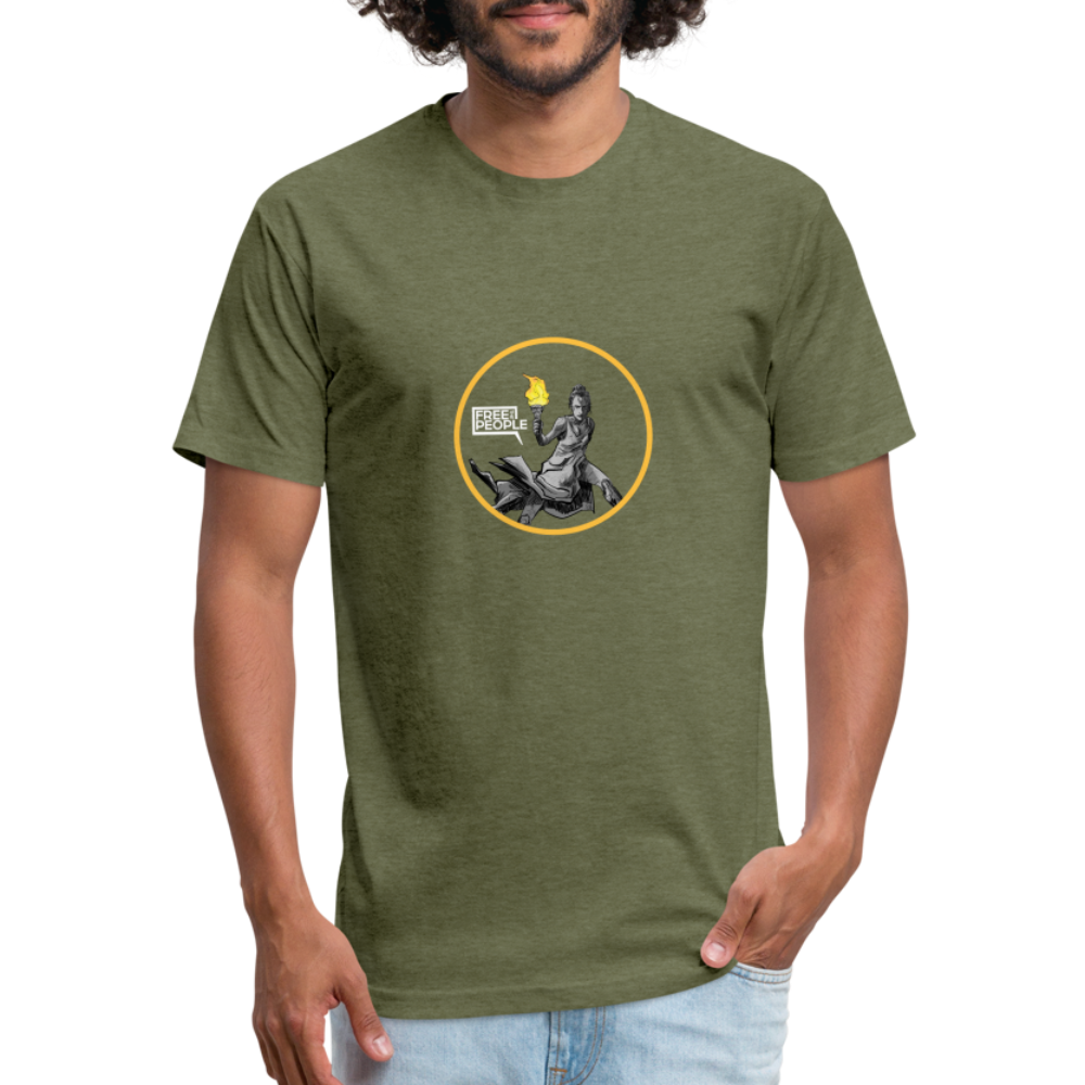 Lady Liberty | Men's Tee - heather military green