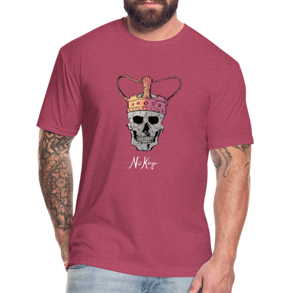 No Kings | Men's Tee - heather burgundy