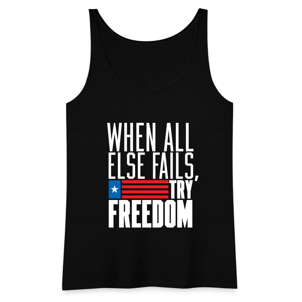 Try Freedom | Women's Tank - black