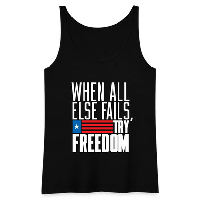 Try Freedom | Women's Tank - black