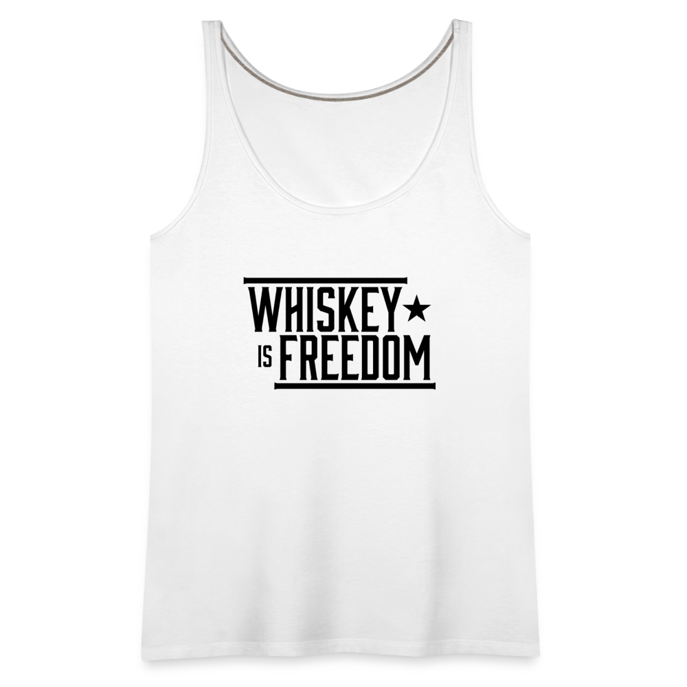 Whiskey is Freedom | Women's Tank - white