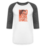 Read More Sowell | Baseball Tee - white/charcoal