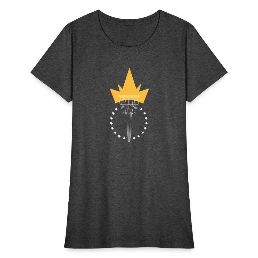 Freedom Torch | Women's Tee - heather black