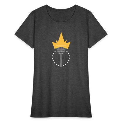 Freedom Torch | Women's Tee - heather black