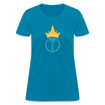 Freedom Torch | Women's Tee - turquoise