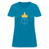 Freedom Torch | Women's Tee - turquoise