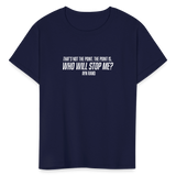 Ayn Rand Quote | Youth Tee - navy