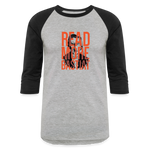 Read More Bastiat | Baseball Tee - heather gray/black