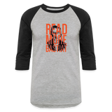 Read More Bastiat | Baseball Tee - heather gray/black