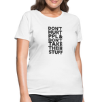 Don't Hurt People | Women's Tee - white