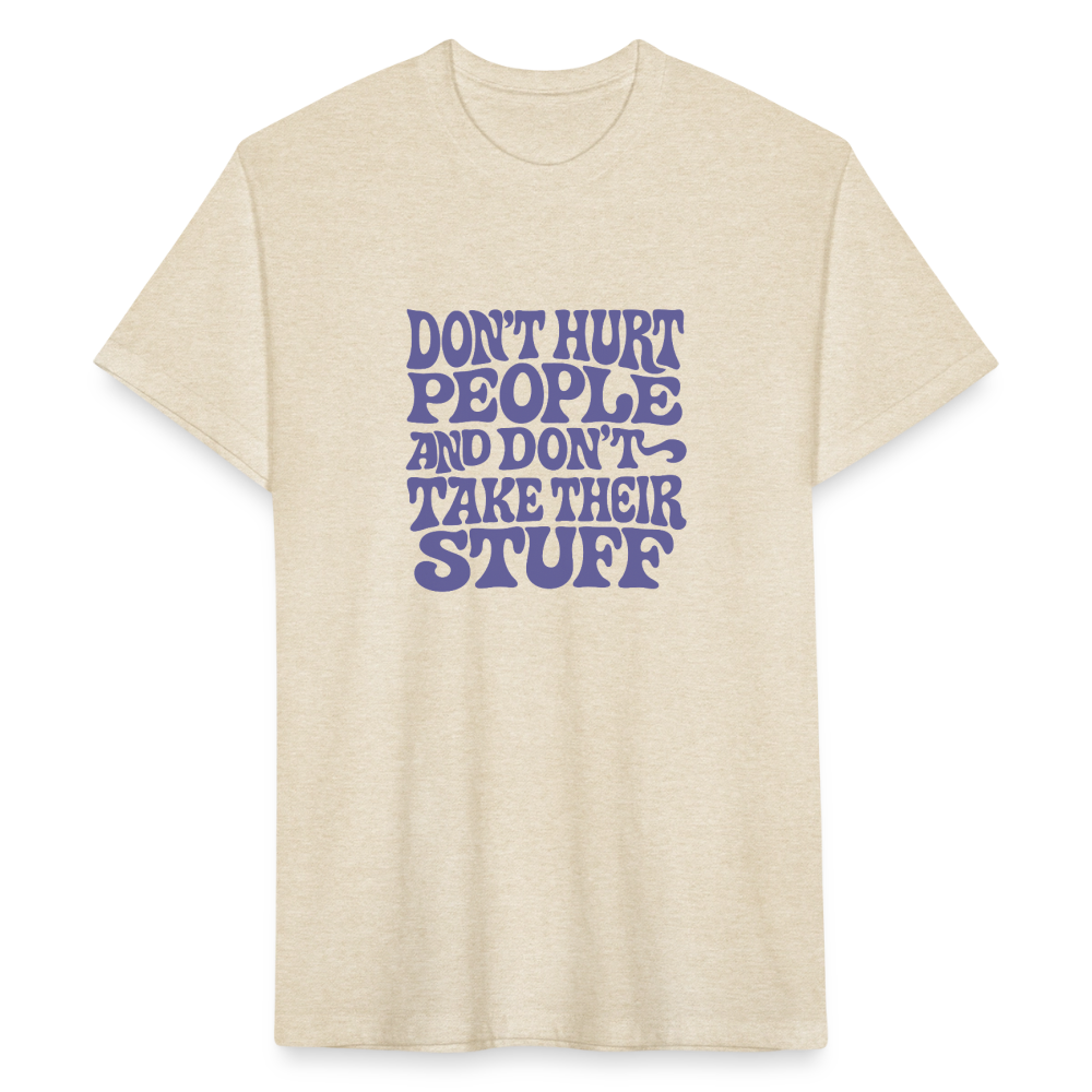 Don't Hurt People | Retro | Men's Tee - heather cream