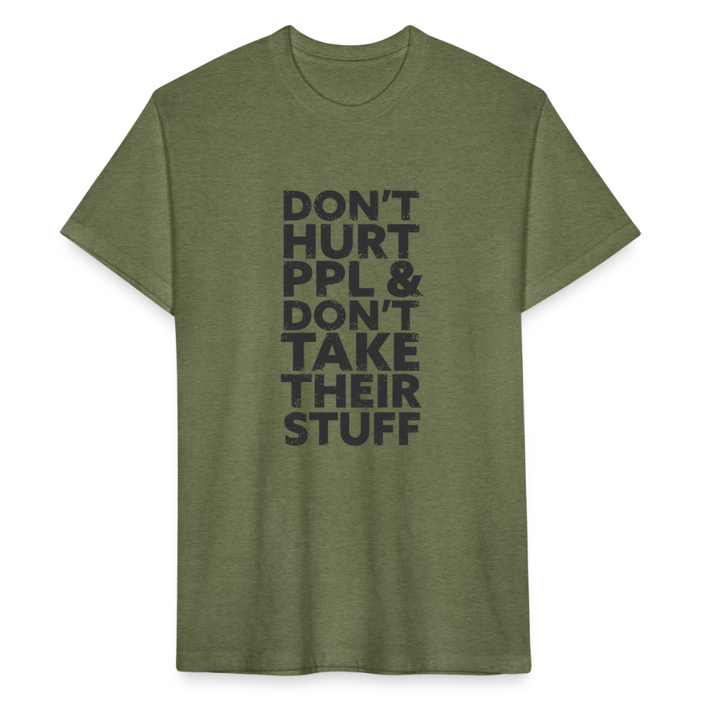 Don't Hurt People | Men's Tee - heather military green