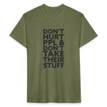 Don't Hurt People | Men's Tee - heather military green