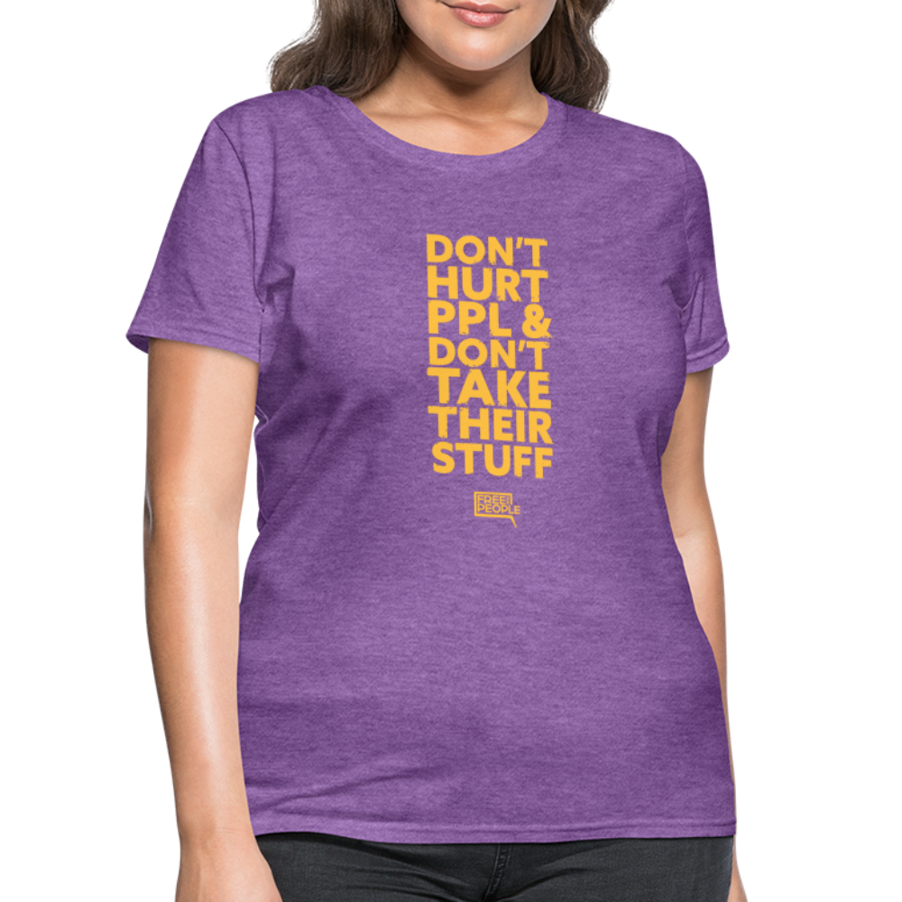 Don't Hurt People | Limited Edition | Women's Tee - purple heather