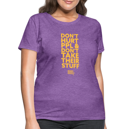 Don't Hurt People | Limited Edition | Women's Tee - purple heather