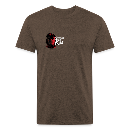 Socialism Kills | Men's Tee - heather espresso