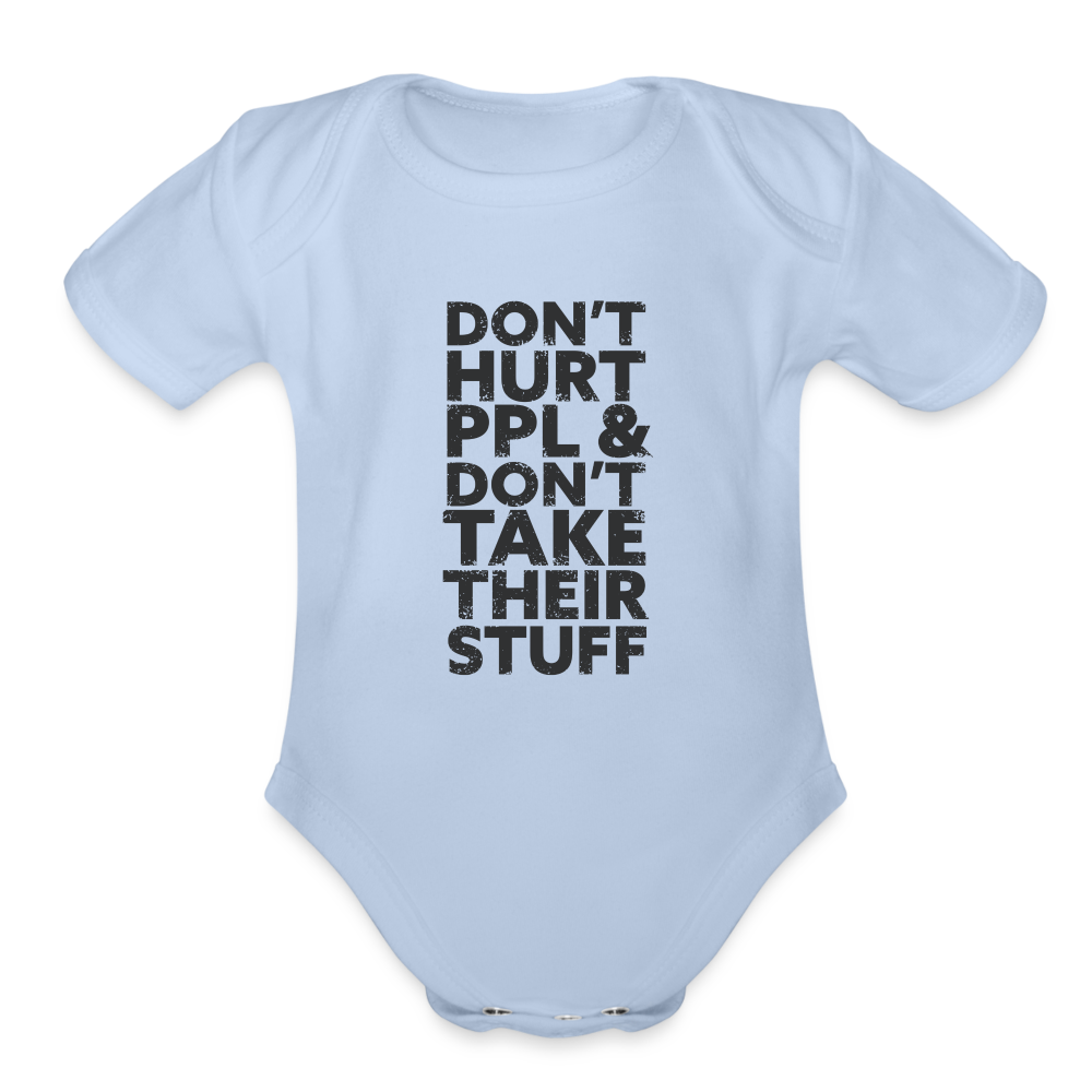 Don't Hurt People | Baby Onesie - sky