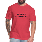 Liberty Curious? | Men's Tee - heather red