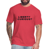 Liberty Curious? | Men's Tee - heather red