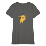 Liberty Head | Women's Tee - charcoal