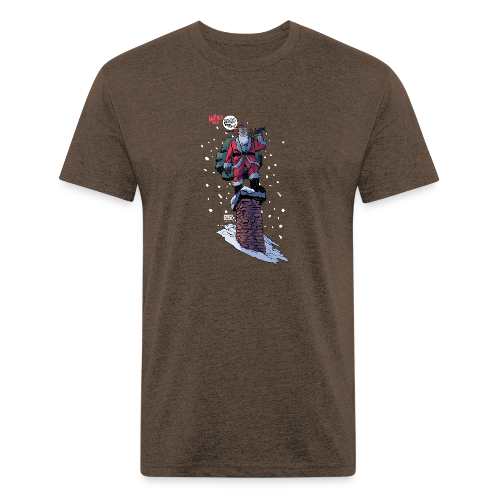 2024 Santa | Men's Tee - heather espresso