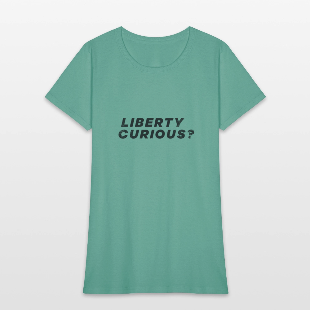 Liberty Curious? | Women's Tee - aquatic