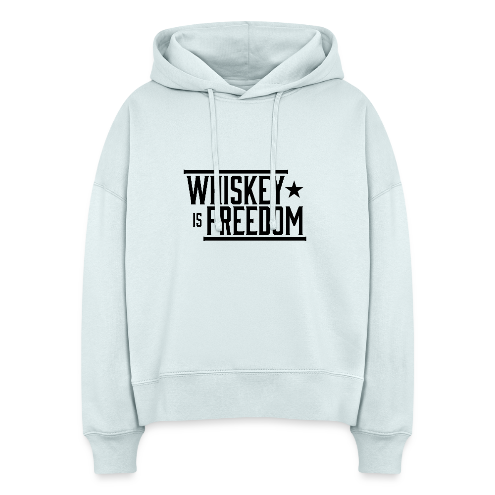 Whiskey is Freedom | Women's Hoodie - blue ice