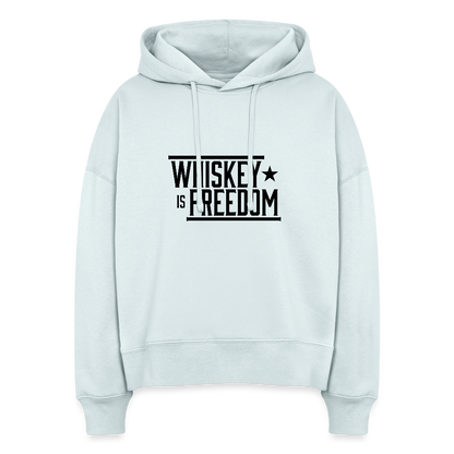 Whiskey is Freedom | Women's Hoodie - blue ice