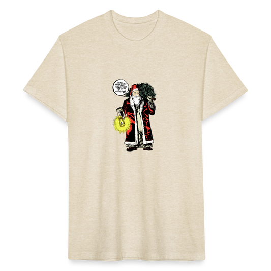 2021 Santa | Men's Tee - heather cream