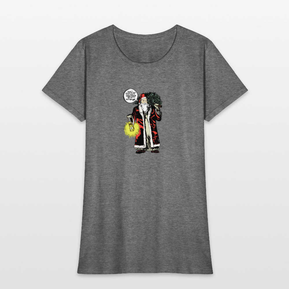 2021 Santa | Women's Tee - graphite heather