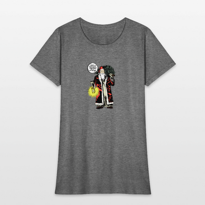 2021 Santa | Women's Tee - graphite heather
