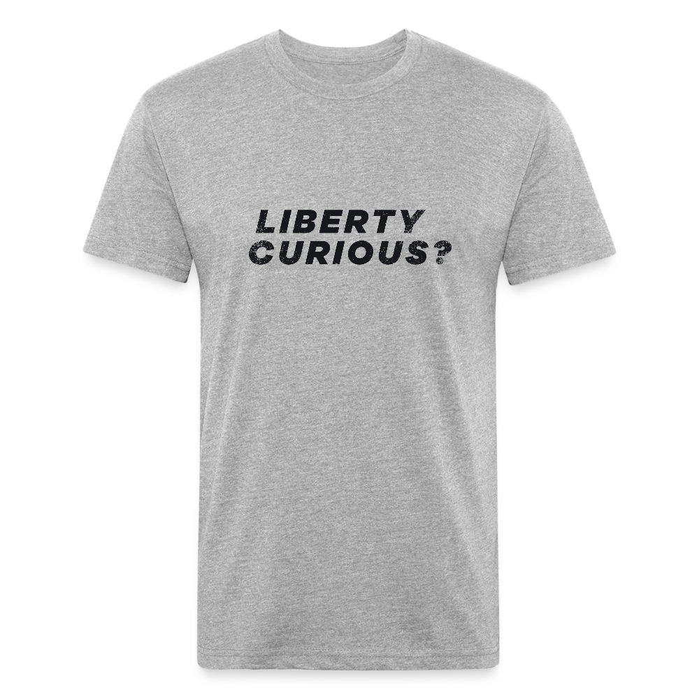 Liberty Curious? | Men's Tee - heather gray
