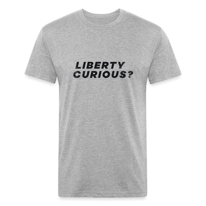 Liberty Curious? | Men's Tee - heather gray
