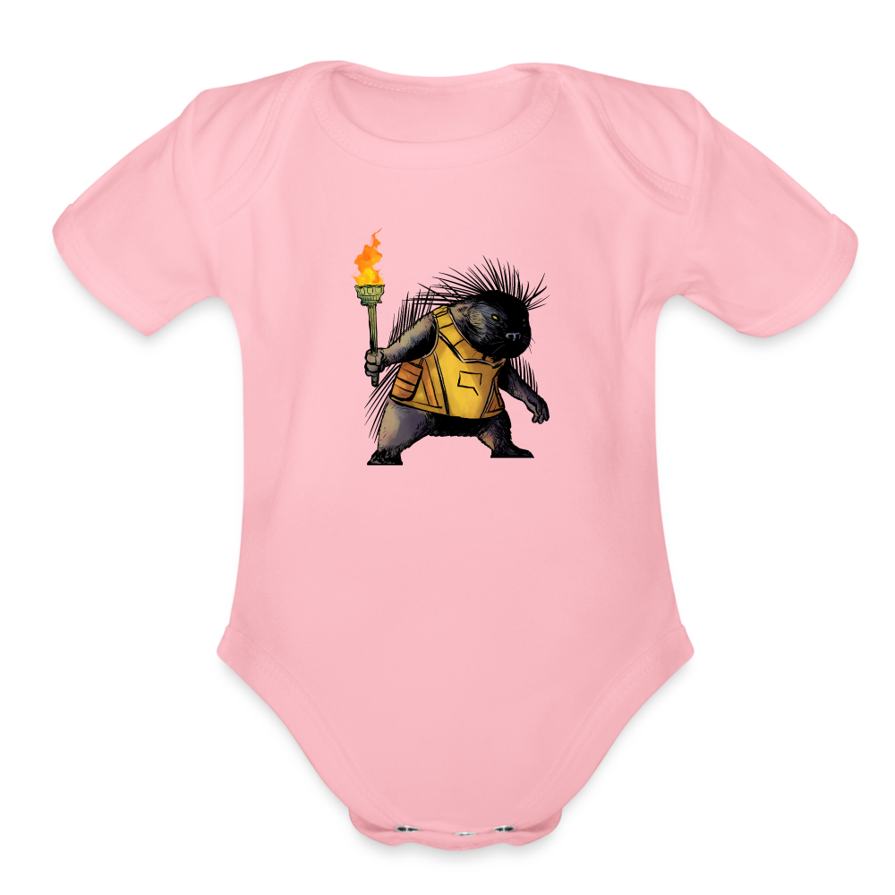 Free the Porcupine | Baby Onesie - light pink