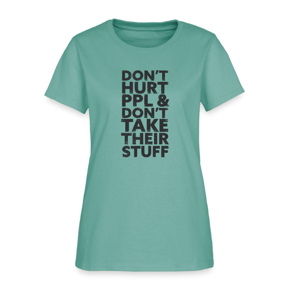 Don't Hurt People | Women's Tee - aquatic